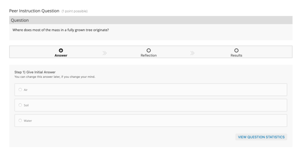 open edx advanced component peer instruction